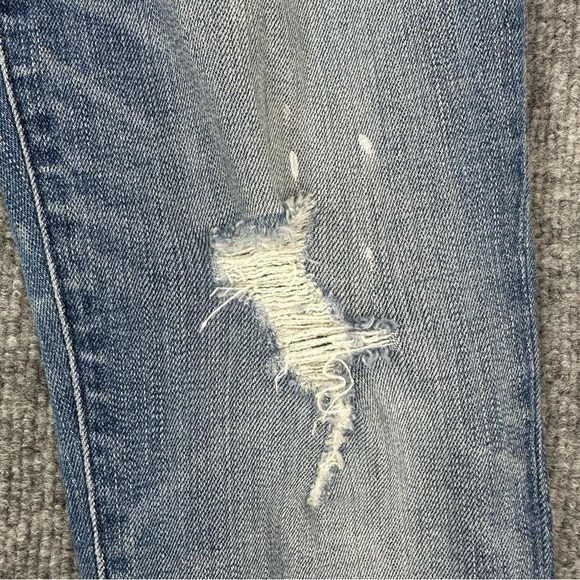 Madewell 9" High Rise Skinny Jeans Sz 26 In Destructed Hem Edition - Picture 15 of 17
